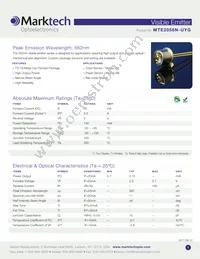 MTE2056N-UYG Datasheet Cover
