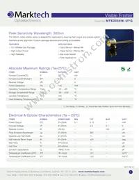 MTE2056W-UYG Datasheet Cover