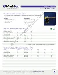 MTE3047W-UB Datasheet Cover