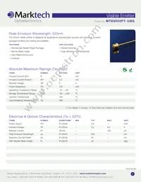 MTE6052PT-UBG Datasheet Cover