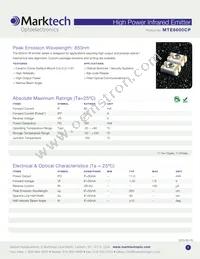 MTE8600CP Datasheet Cover