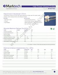 MTE8760C Datasheet Cover