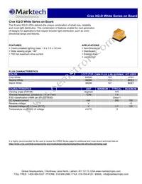 MTG7-001I-XQD00-NW-BEE5 Datasheet Cover