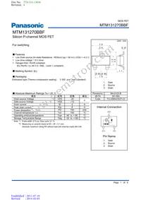 MTM131270BBF Datasheet Cover