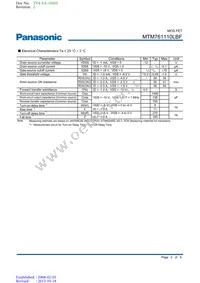 MTM761110LBF Datasheet Page 2