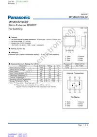 MTM761230LBF Datasheet Cover