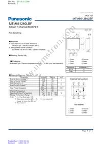 MTM861280LBF Datasheet Cover