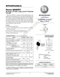 MTP50P03HDLG Datasheet Cover