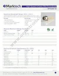 MTPD2600-100 Datasheet Cover