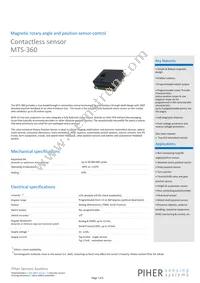 MTS360-2AA-C0002-ERA360-05K Datasheet Cover