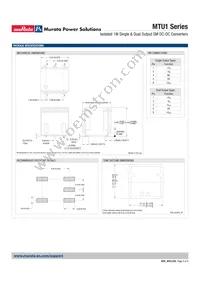 MTU1D1209MC Datasheet Page 8