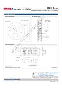 MTU1D1209MC Datasheet Page 9