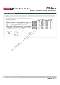 MTU2S2405MC-R Datasheet Page 5