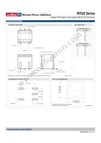 MTU2S2405MC-R Datasheet Page 9