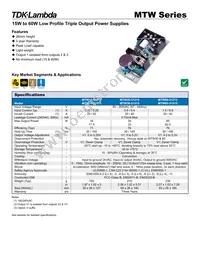 MTW60-51515/V Datasheet Cover