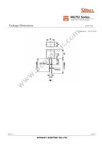 MU92-5001 Datasheet Page 11