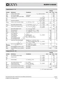 MUBW10-06A6 Datasheet Page 2