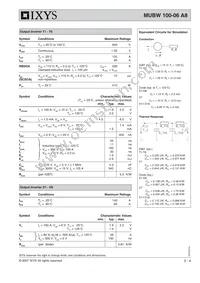 MUBW100-06A8 Datasheet Page 2