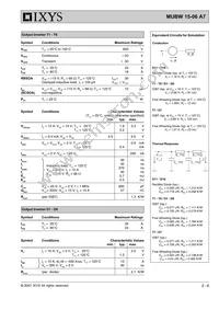 MUBW15-06A7 Datasheet Page 2