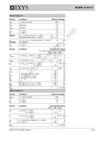 MUBW15-06A7 Datasheet Page 3
