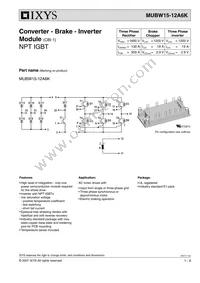 MUBW15-12A6 Cover