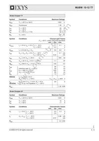 MUBW15-12T7 Datasheet Page 3