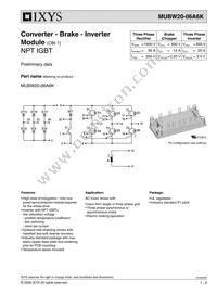 MUBW20-06A6 Datasheet Cover