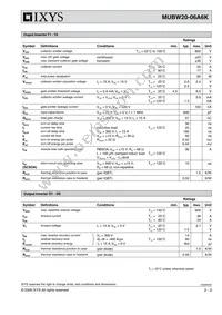 MUBW20-06A6 Datasheet Page 2