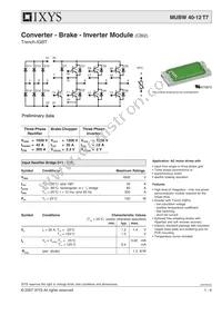 MUBW40-12T7 Datasheet Cover