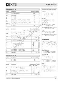 MUBW40-12T7 Datasheet Page 2