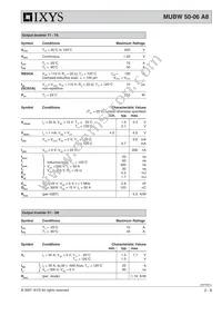 MUBW50-06A8 Datasheet Page 2