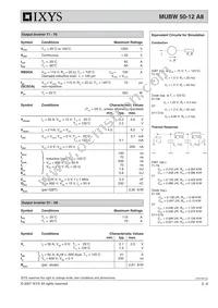 MUBW50-12A8 Datasheet Page 2