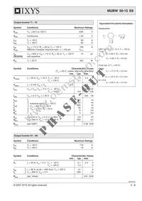 MUBW50-12E8 Datasheet Page 2