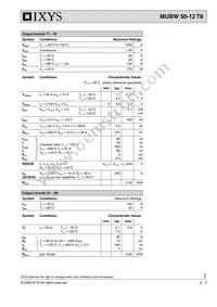MUBW50-12T8 Datasheet Page 2