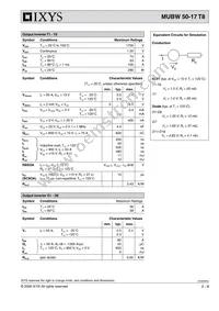 MUBW50-17T8 Datasheet Page 2