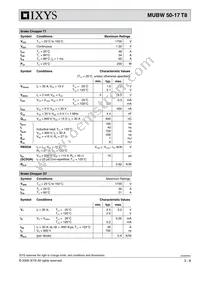 MUBW50-17T8 Datasheet Page 3