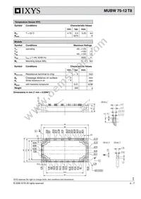 MUBW75-12T8 Datasheet Page 4