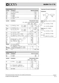 MUBW75-17T8 Datasheet Page 2