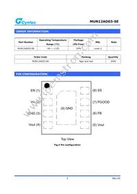 MUN12AD03-SE Datasheet Page 2