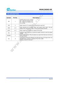 MUN12AD03-SE Datasheet Page 3