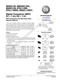 MUN2130T1G Datasheet Cover