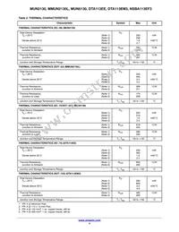 MUN2130T1G Datasheet Page 4