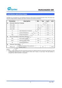 MUN24AD03-SM Datasheet Page 4