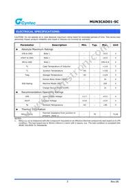 MUN3CAD01-SC Datasheet Page 3