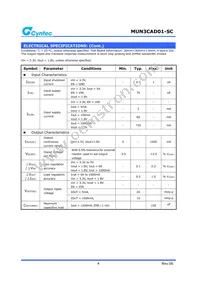 MUN3CAD01-SC Datasheet Page 4