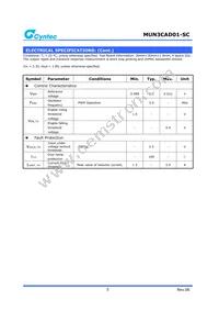 MUN3CAD01-SC Datasheet Page 5