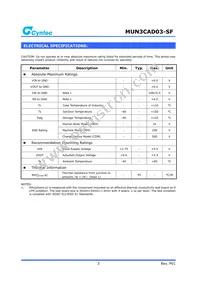 MUN3CAD03-SF Datasheet Page 3