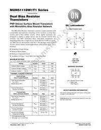 MUN5135DW1T1 Datasheet Cover