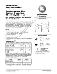 MUN5315DW1T1G Datasheet Cover