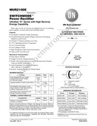 MUR2100ERL Datasheet Cover